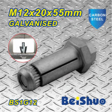 M12X20X55mm Hochwertiger verzinkter Befestigungsschraube für den Bau